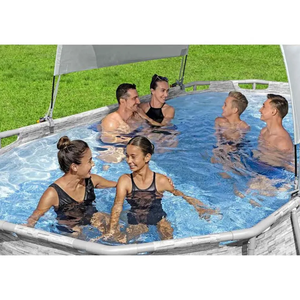 Bestway Toldo para piscina desmontable blanco Sale