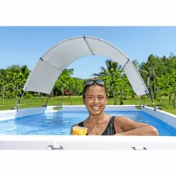 Bestway Toldo para piscina desmontable blanco Sale
