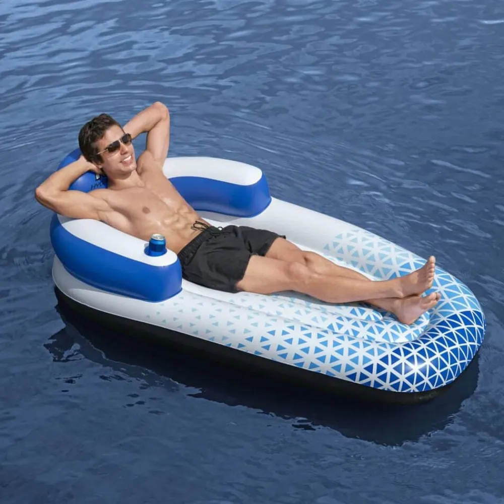 Bestway Tumbona flotante Hydro Force azul 183x97 cm