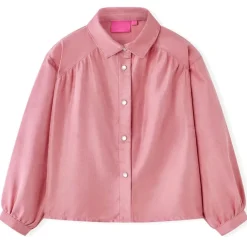 vidaXL Blusa infantil con mangas de farol rosa palo 92 Outlet