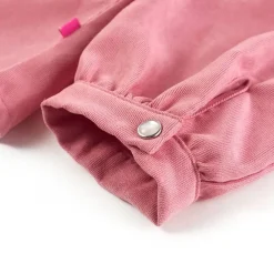 vidaXL Blusa infantil con mangas de farol rosa palo 92 Outlet