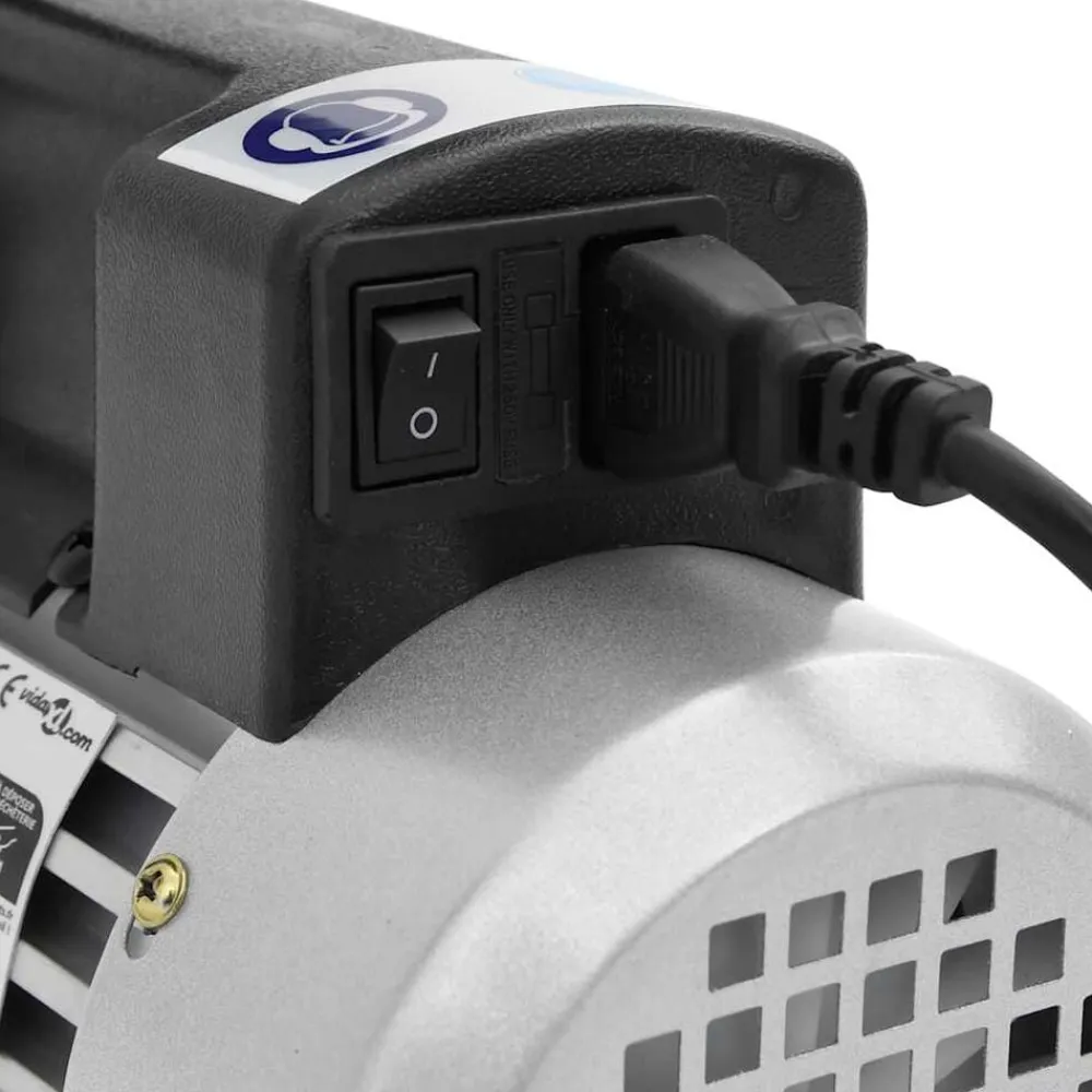vidaXL Accesorios Para Electrodomésticos-Bomba de vacío de 2 etapas, 50 litros / min