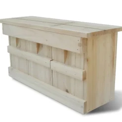 vidaXL Decoración-Caja nido para gorriones, 44 x 15,5 x 21,5 cm