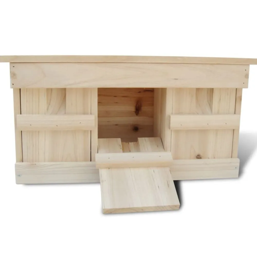 vidaXL Decoración-Caja nido para gorriones, 44 x 15,5 x 21,5 cm