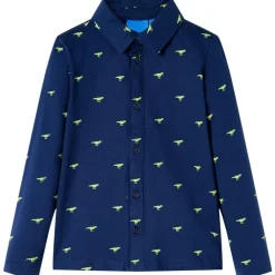 vidaXL Ropa Y Accesorios-Camisa infantil azul marino 92