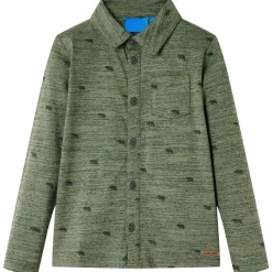vidaXL Camisa infantil caqui mezcla 104 Best