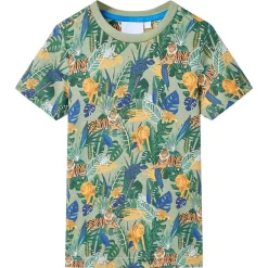 vidaXL Camiseta de manga corta infantil multicolor 116 Online