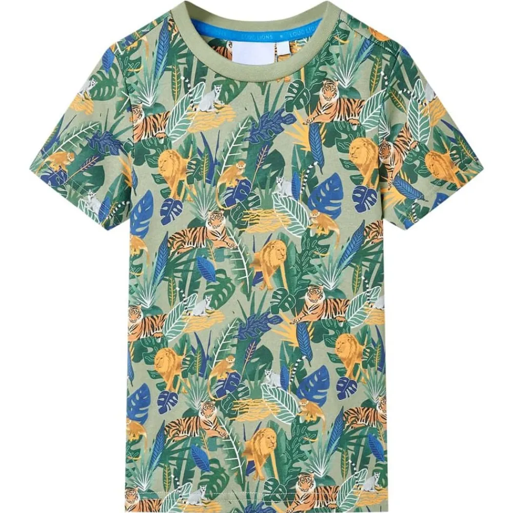 vidaXL Camiseta de manga corta infantil multicolor 116 Online