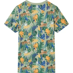 vidaXL Camiseta de manga corta infantil multicolor 116 Online