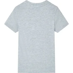 vidaXL Camiseta de manga corta infantil 140 Gris Discount