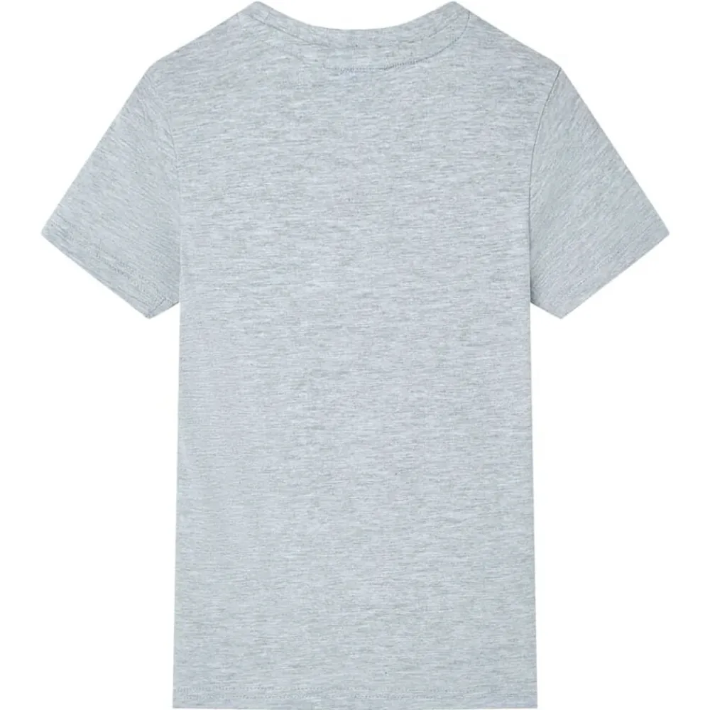 vidaXL Camiseta de manga corta infantil 140 Gris Discount