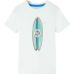 vidaXL Camiseta de manga corta infantil color 116 Crudo Sale