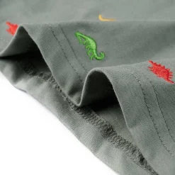 vidaXL Ropa Y Accesorios-Camiseta de manga corta infantil caqui 104