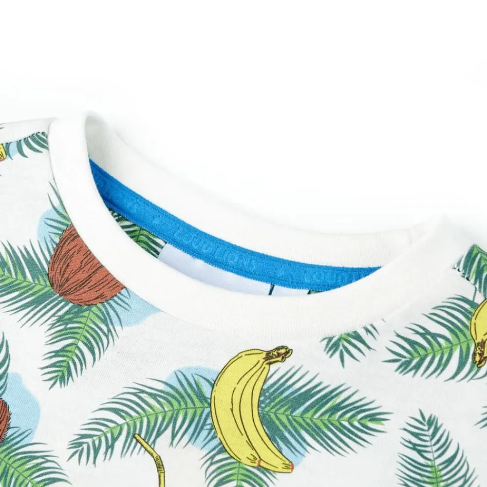 vidaXL Camiseta de manga corta infantil multicolor 128 Clearance