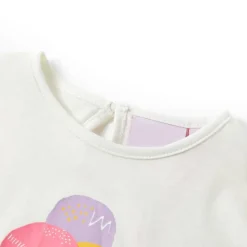 vidaXL Ropa Y Accesorios-Camiseta de niños color crudo 92