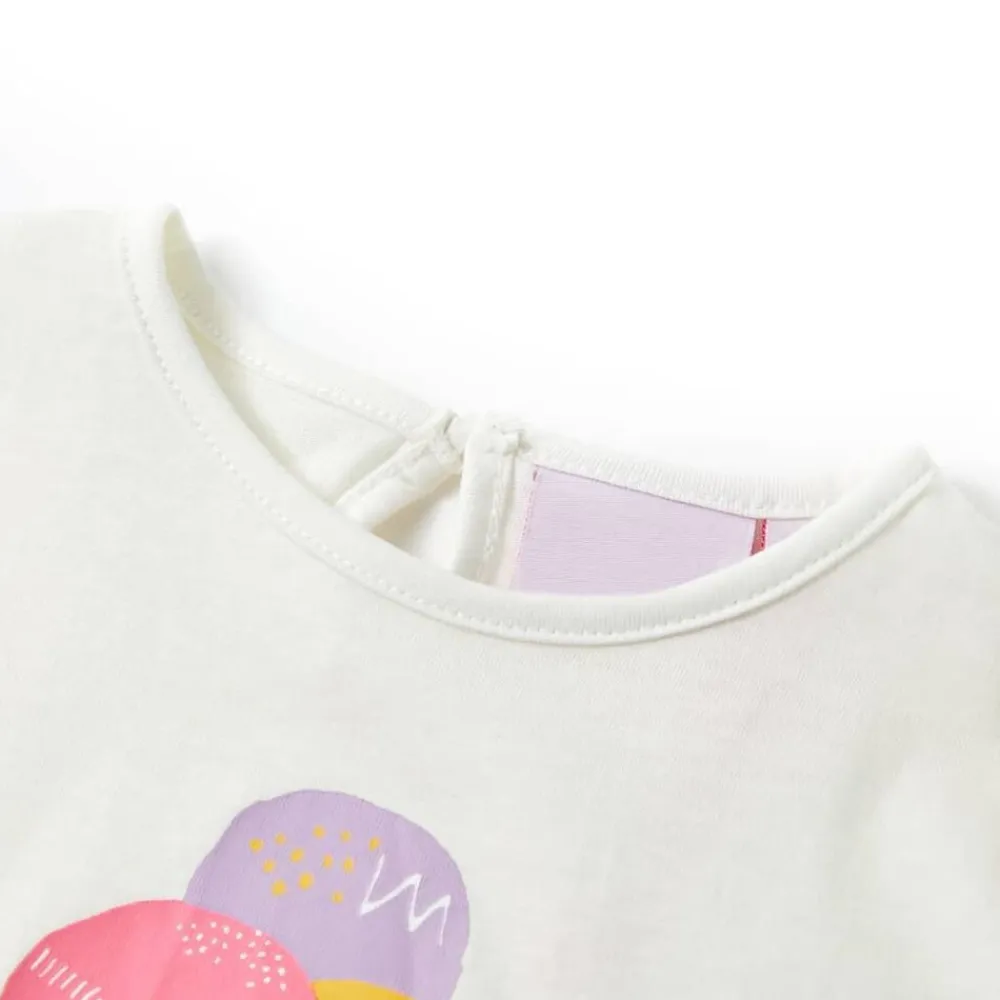 vidaXL Ropa Y Accesorios-Camiseta de niños color crudo 92