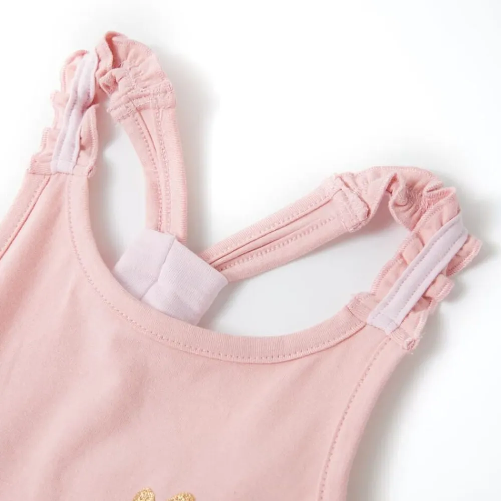 vidaXL Ropa Y Accesorios-Camiseta de tirantes infantil claro 104
