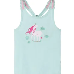 vidaXL Camiseta de tirantes infantil verde claro 116 Menta Online
