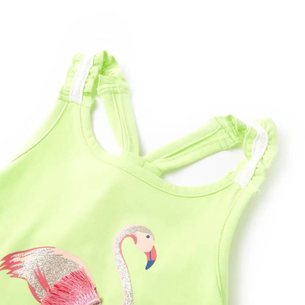 vidaXL Camiseta de tirantes infantil neón 104 Amarillo Online