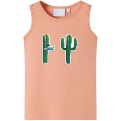 vidaXL Ropa Y Accesorios-Camiseta de tirantes infantil claro 128