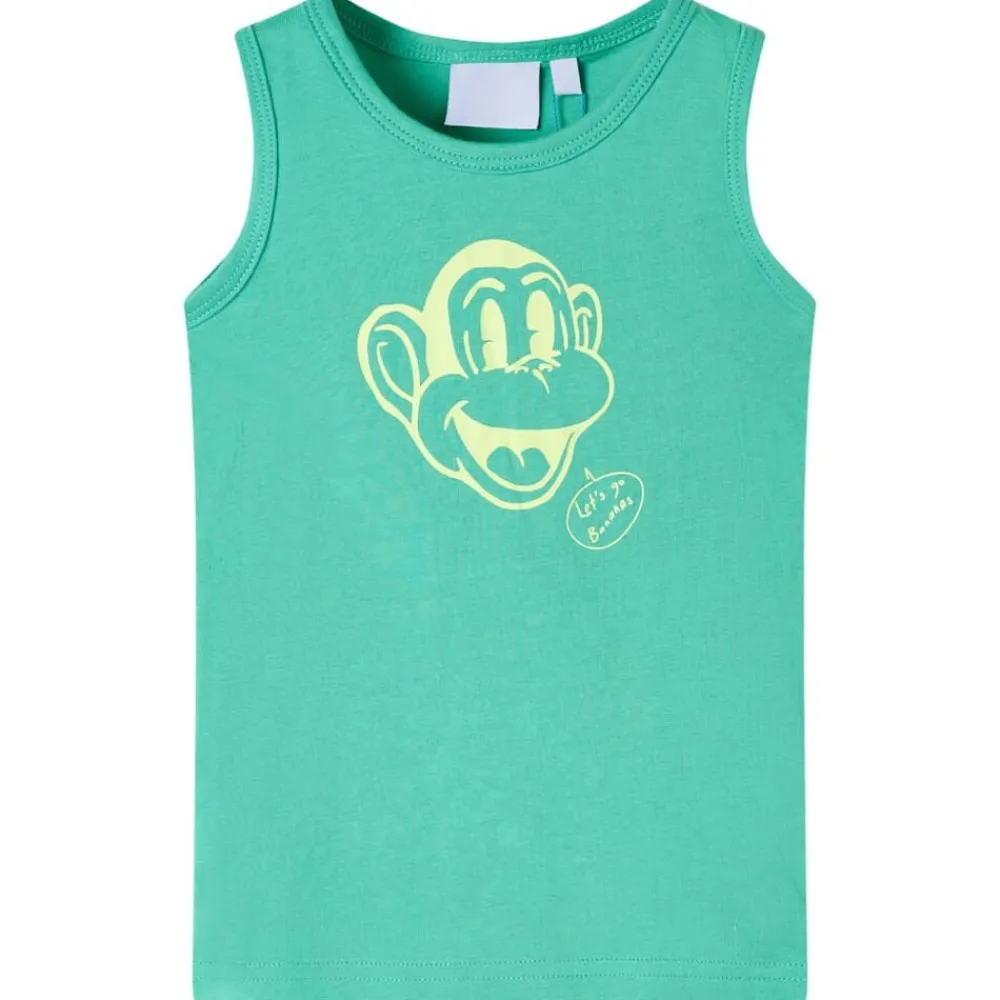 vidaXL Camiseta de tirantes infantil 92 Verde Best