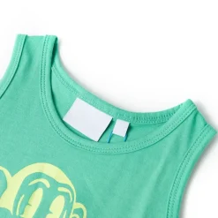 vidaXL Camiseta de tirantes infantil 92 Verde Best