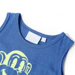 vidaXL Ropa Y Accesorios-Camiseta de tirantes infantil mélange 92
