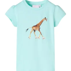 vidaXL Ropa Y Accesorios-Camiseta infantil aguamarina claro 92