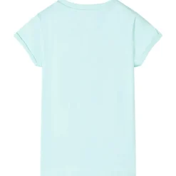 vidaXL Ropa Y Accesorios-Camiseta infantil aguamarina claro 128