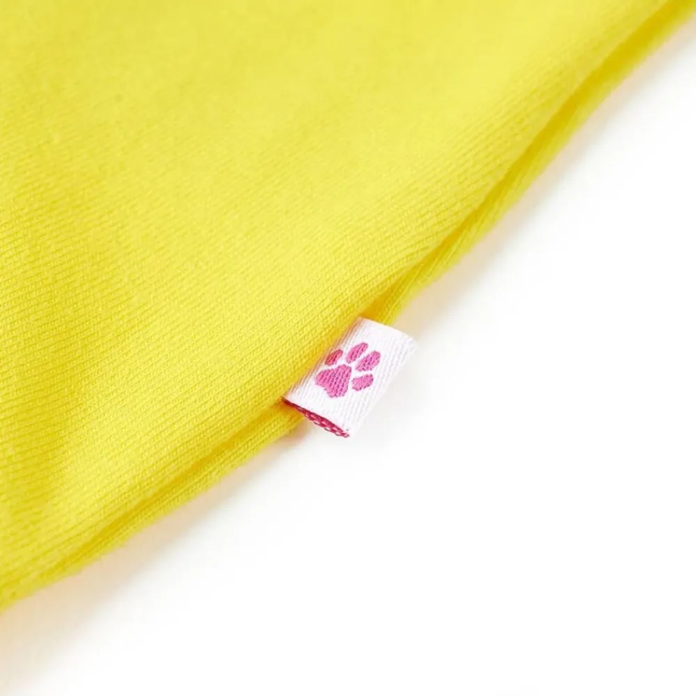 vidaXL Camiseta infantil brillante 140 Amarillo Discount