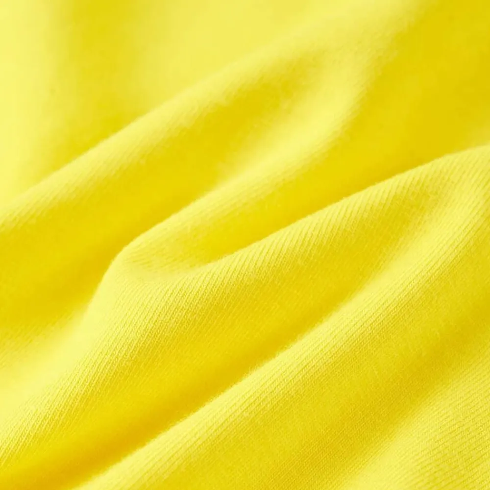 vidaXL Camiseta infantil brillante 140 Amarillo Discount