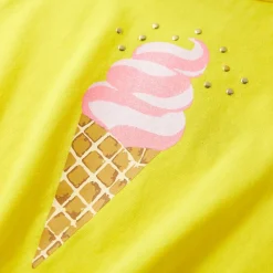 vidaXL Camiseta infantil 104 Amarillo Online