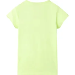 vidaXL Camiseta infantil fluorescente 116 Amarillo Discount