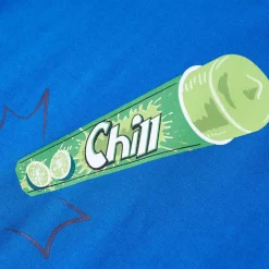 vidaXL Ropa Y Accesorios-Camiseta infantil azul chillón 116