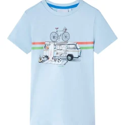 vidaXL Camiseta infantil claro 104 Azul Clearance