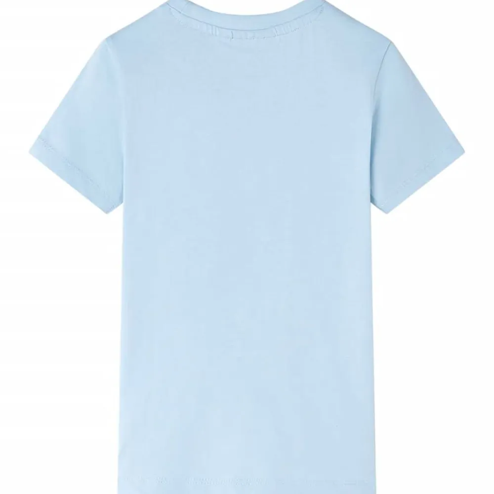 vidaXL Camiseta infantil claro 104 Azul Clearance