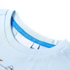 vidaXL Camiseta infantil claro 104 Azul Clearance