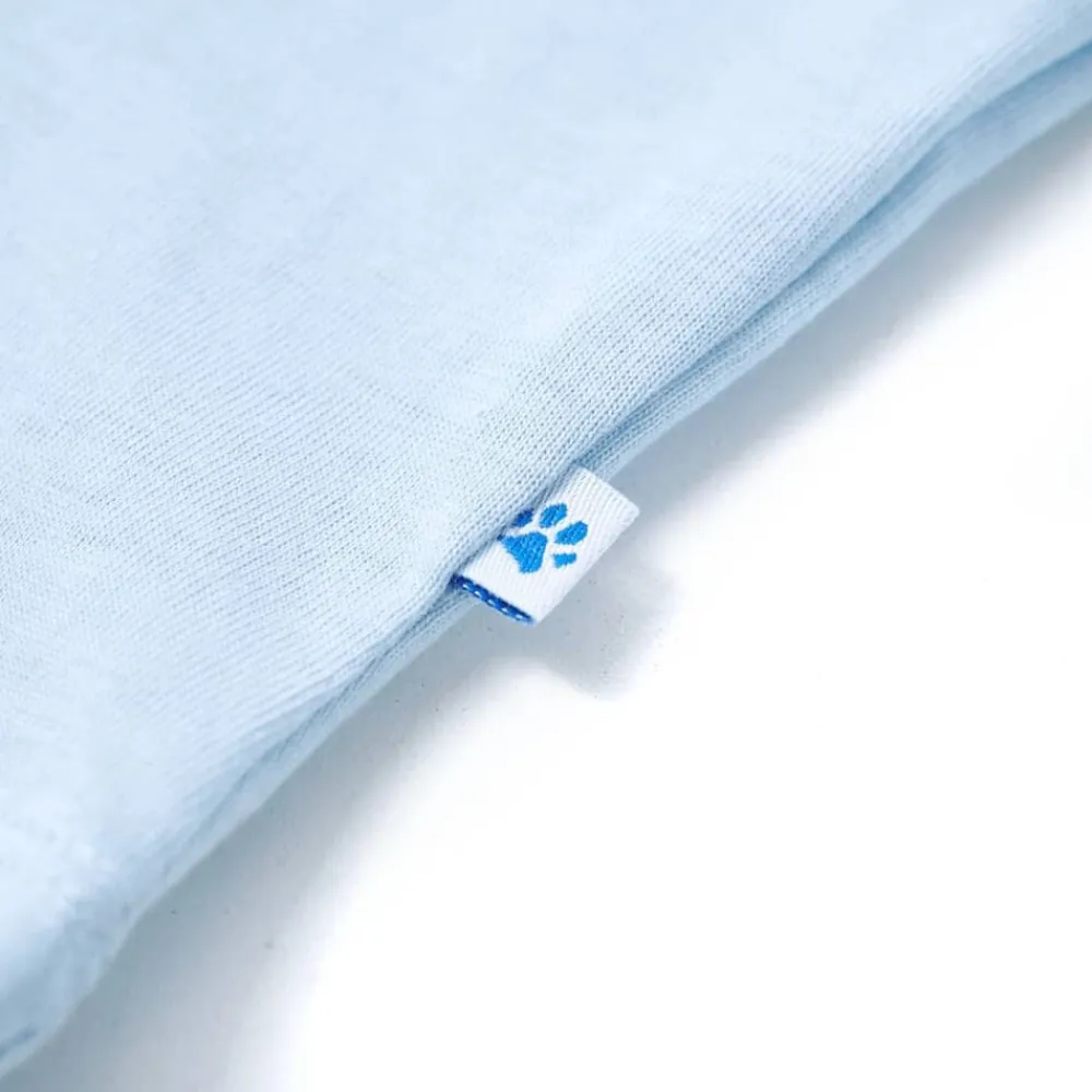 vidaXL Camiseta infantil claro 104 Azul Clearance