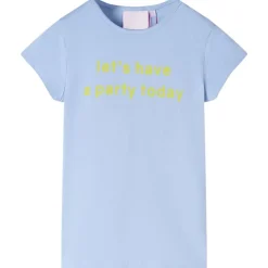 vidaXL Camiseta infantil claro 92 Azul Clearance