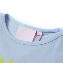 vidaXL Camiseta infantil claro 92 Azul Clearance
