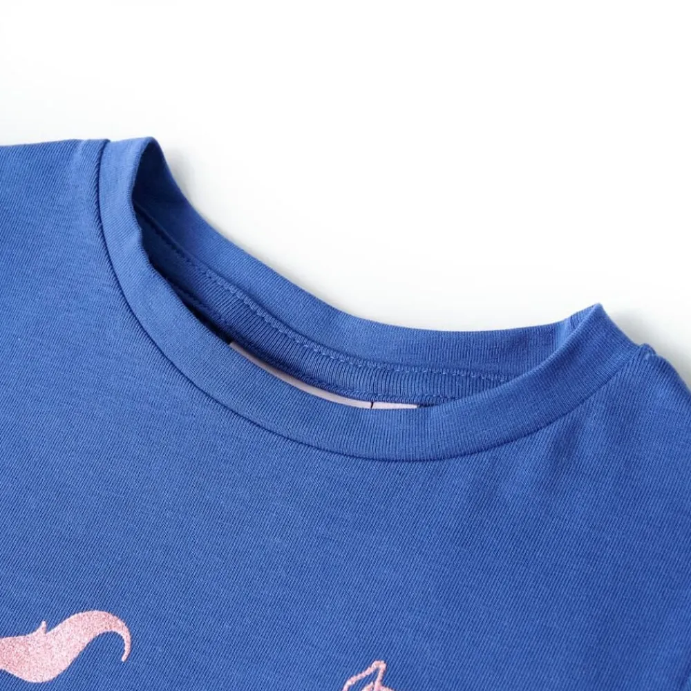 vidaXL Ropa Y Accesorios-Camiseta infantil cobalto 104