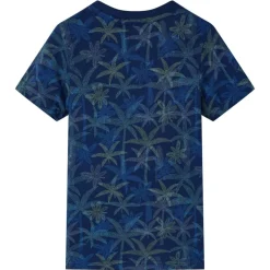 vidaXL Camiseta infantil azul marino 104 New