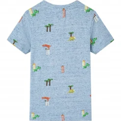vidaXL Ropa Y Accesorios-Camiseta infantil mélange 104