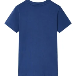 vidaXL Camiseta infantil oscuro 116 Azul Discount