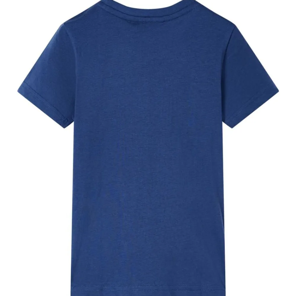 vidaXL Camiseta infantil oscuro 116 Azul Discount