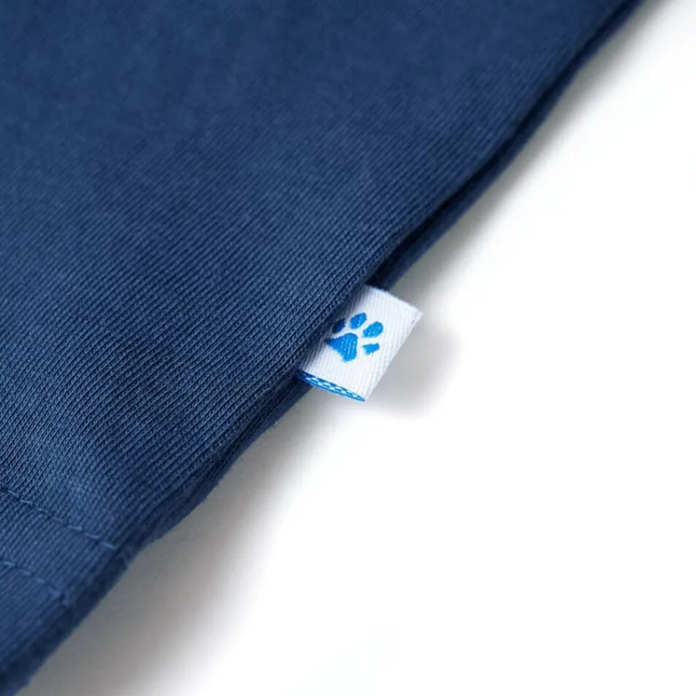 vidaXL Camiseta infantil oscuro 116 Azul Discount