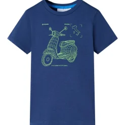 vidaXL Camiseta infantil azul oscuro 92 Outlet