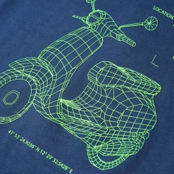 vidaXL Camiseta infantil azul oscuro 92 Outlet