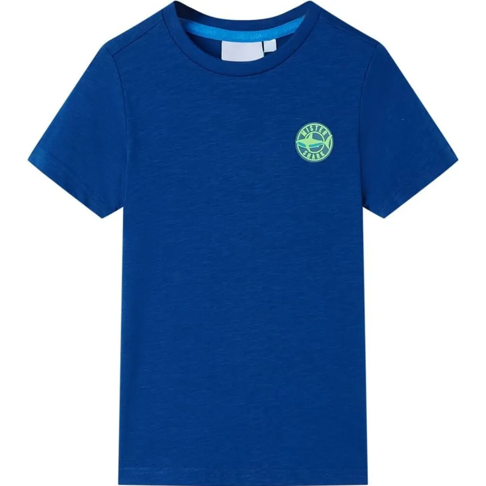 vidaXL Camiseta infantil oscuro 104 Azul Sale