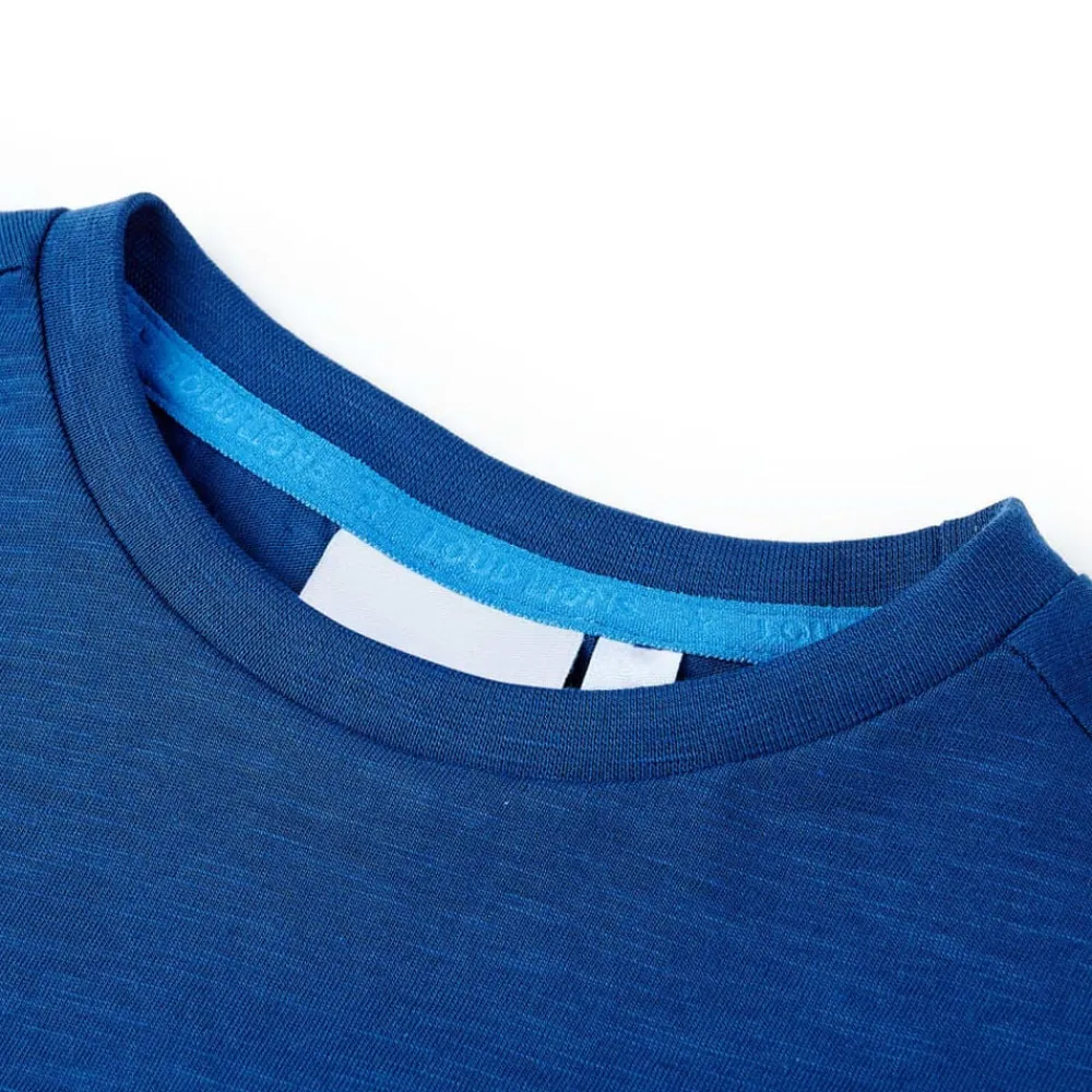 vidaXL Camiseta infantil oscuro 104 Azul Sale